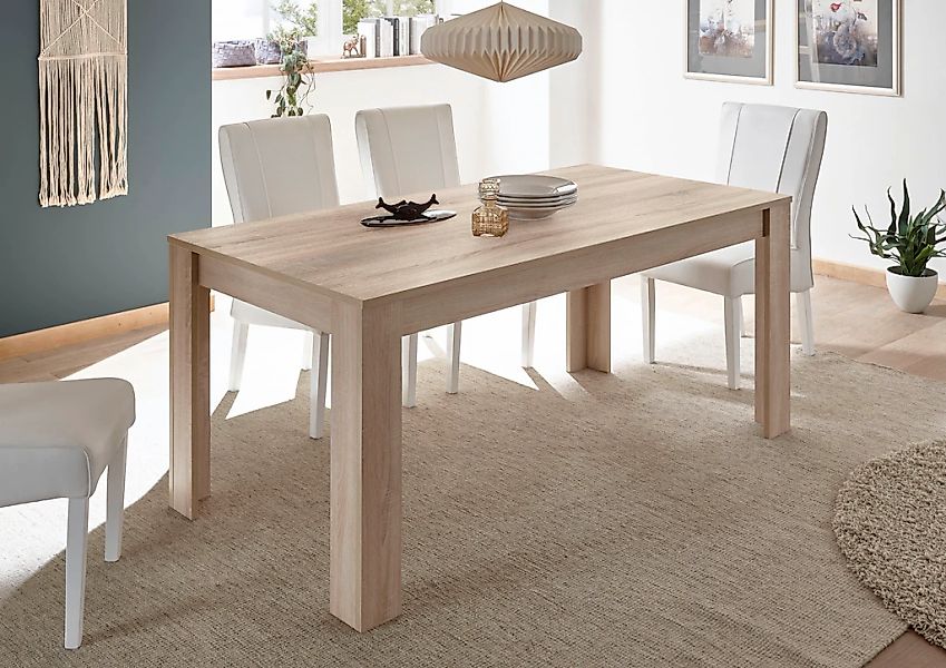 Home affaire Esstisch "Rustica", Breite 180 cm, erweiterbar durch Ansteckpl günstig online kaufen