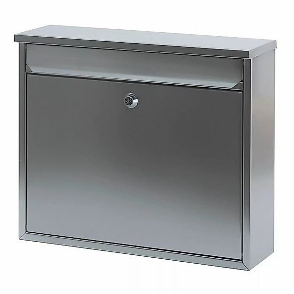 PROREGAL® Wandgarderobe Wandbriefkasten Granadan aus Edelstahl günstig online kaufen