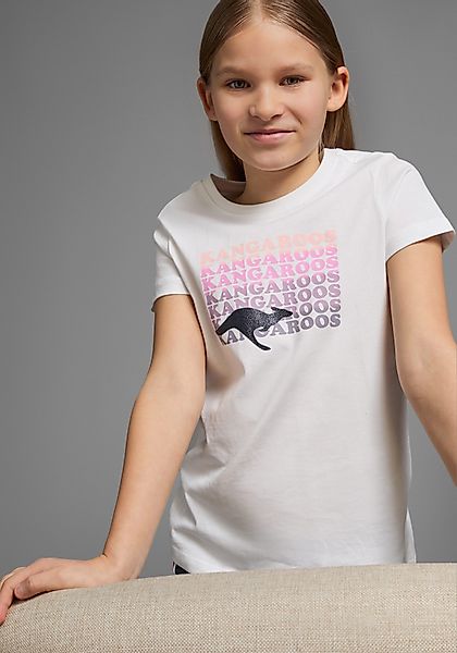 KangaROOS T-Shirt Kurzarm, taillierter Schnitt, mit günstig online kaufen
