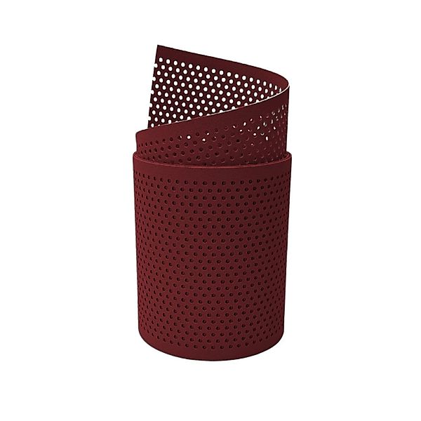 zaunzu Sichtschutzstreifen PP Premium Gelocht 20 Prozent Streifen Bordeauxr günstig online kaufen