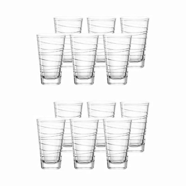 LEONARDO VARIO Trinkglas groß 280 ml 12er Set Trinkgläser transparent günstig online kaufen