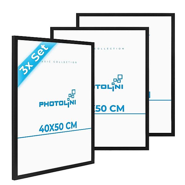 PHOTOLINI Bilderrahmen 3er Set, stabiles MDF-Holz, günstig online kaufen