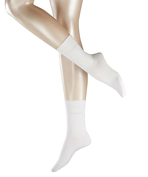 Esprit Damen Socken Uni 2er Pack günstig online kaufen