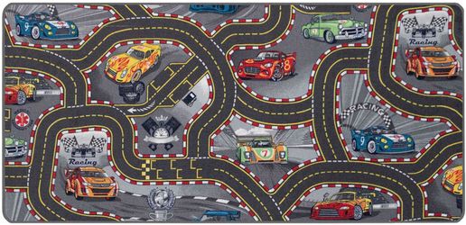 Primaflor-Ideen in Textil Kinderteppich "Spielteppich CARS" rechteckig 6,5 günstig online kaufen