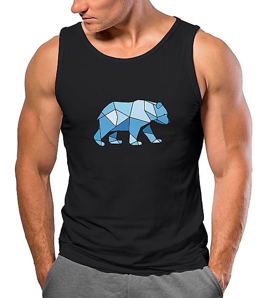 Neverless Tanktop Herren Tank-Top Polygon Grafik günstig online kaufen