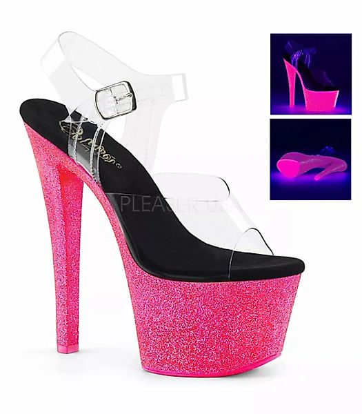 Plateau High Heels SKY-308UVG - Neon Pink (Schuhgröße: EUR 39) günstig online kaufen