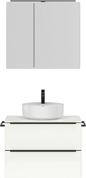 nobilia® Badmöbel-Set »Alvene«, (2 St., vormontiert, mit Soft-Close), inkl. günstig online kaufen