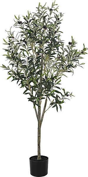 Kunstbaum, Olivenbaum Künstlich, Kunstpflanze 120cm/150cm/180cm, TLGREEN, günstig online kaufen