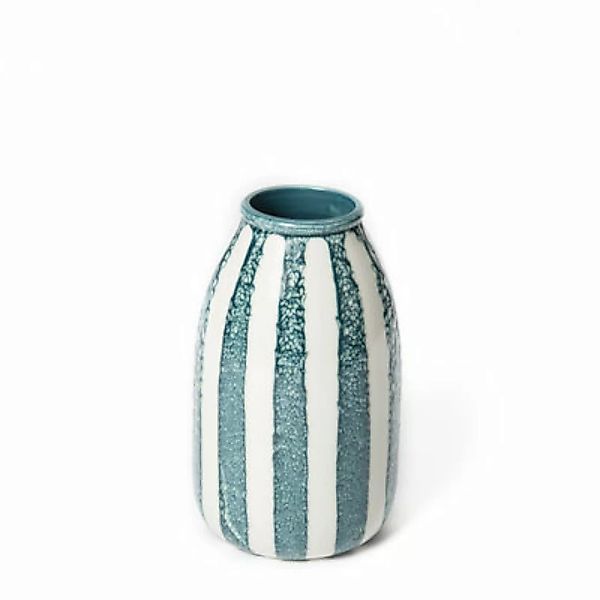 Vase Riviera Medium keramik blau / H 24 cm - Maison Sarah Lavoine - Blau günstig online kaufen