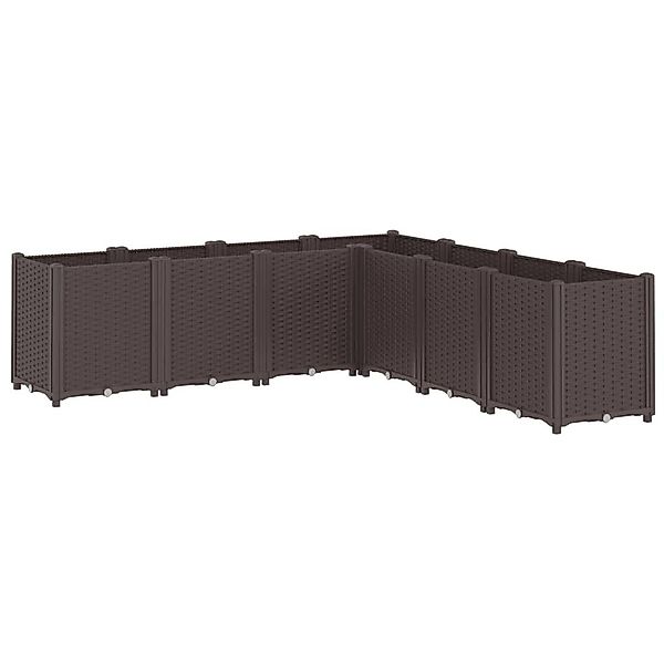 vidaXL Blumentopf Pflanzkübel Braun 160x160x53 cm günstig online kaufen