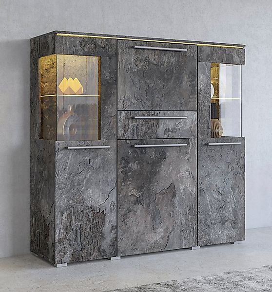 INOSIGN Highboard India,Breite 130cm, stilvolle Hochkommode günstig online kaufen