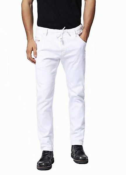 Diesel Tapered-fit-Jeans Diesel Krooley-NE 0663V Herren Weiß Joggjeans günstig online kaufen