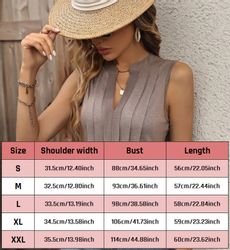 DEBAIJIA Kurzweste Damen Tank Top Plissee günstig online kaufen