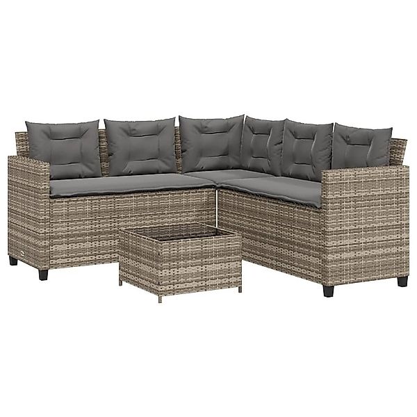 vidaXL Gartenlounge-Set Gartensofa in L-Form mit günstig online kaufen