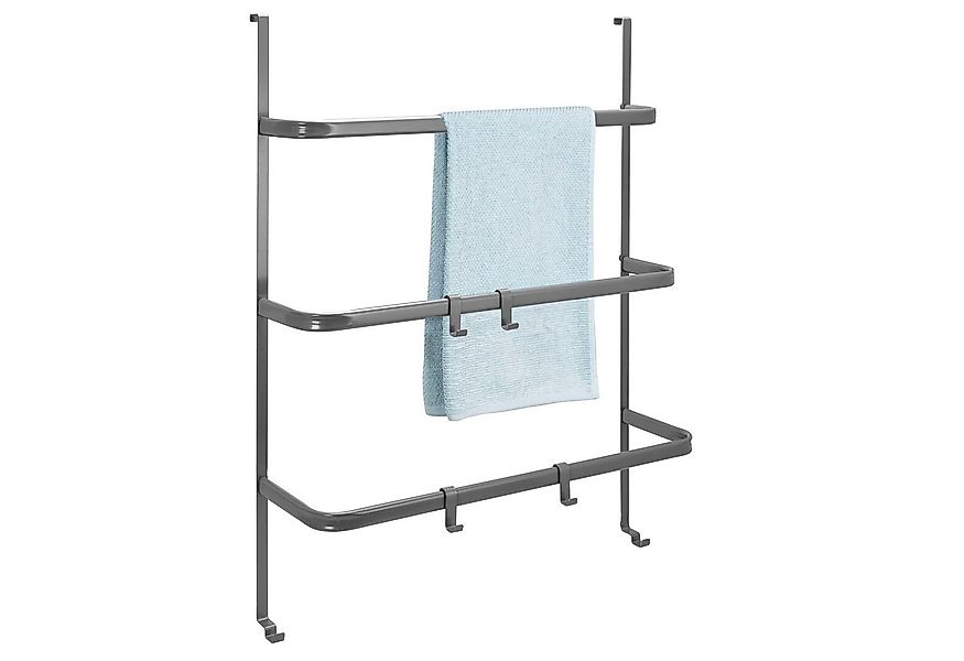 bremermann Handtuchhalter Tür-Hängeregal aus Metall, 3 Handtuchstangen und günstig online kaufen