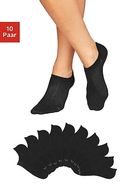 Bench. Sneakersocken Packung, 10 Stk. tlg. mit Pikeestruktur günstig online kaufen
