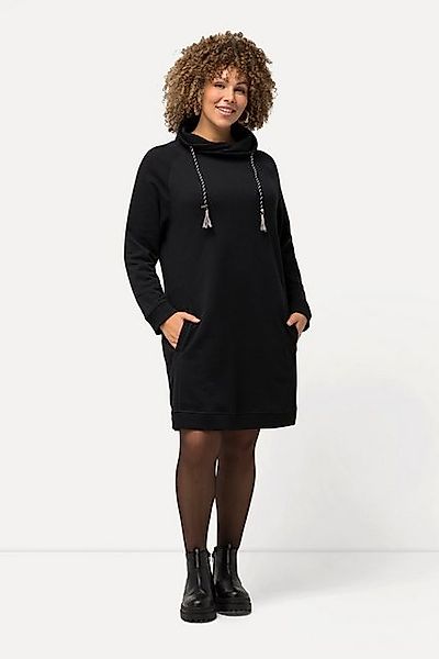 Ulla Popken Jerseykleid Sweatkleid Stehkragen Langarm günstig online kaufen
