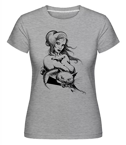 Gothic Cat Wife · Shirtinator Frauen T-Shirt günstig online kaufen