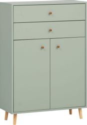 Schildmeyer Midischrank "Bjarne, Breite 77 cm" Mit Metallbeschlägen, Griffe günstig online kaufen