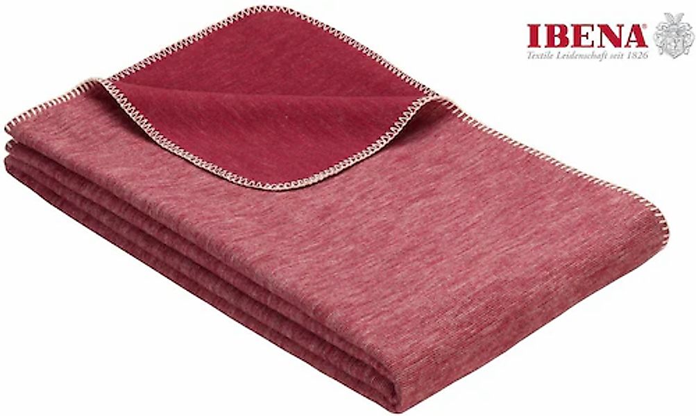 IBENA Wohndecke »Wohndecke Lausanne«, in schlichtem Melange-Look günstig online kaufen