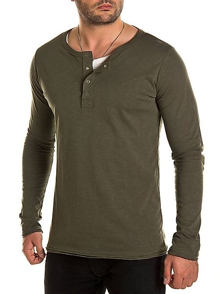 WOTEGA Langarmshirt WOTEGA - V-Neck Double Layer Longsleeve Pete aus reiner günstig online kaufen