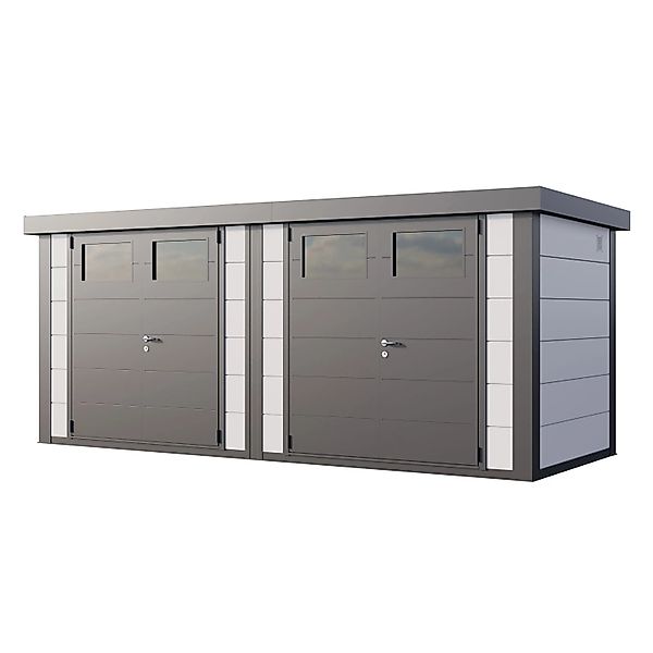 Gerätehaus Duo 2721 Weiß 522 cm x 208 cm günstig online kaufen