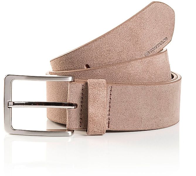 TOM TAILOR Synthetikgürtel Veloursgürtel, Freizeit- und Anzugsgürtel, bis G günstig online kaufen