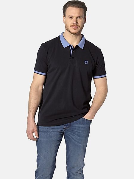 Jan Vanderstorm Poloshirt LAVRANS aus luftigem günstig online kaufen