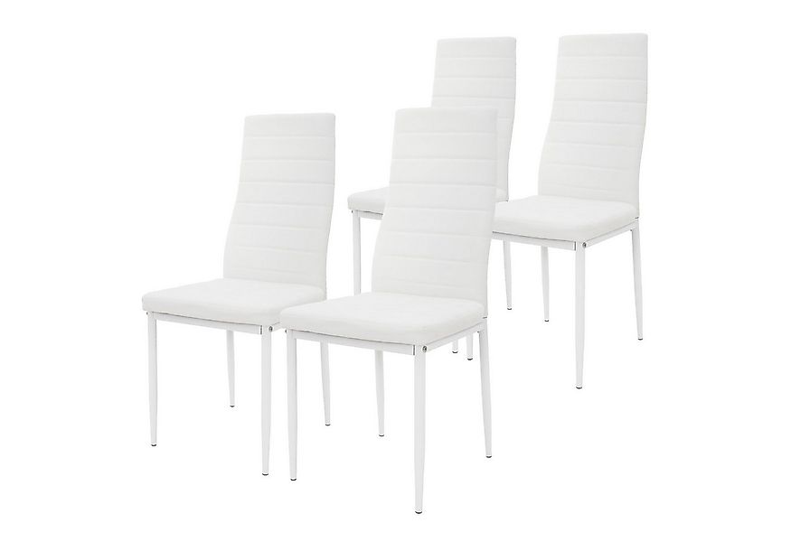 ML-DESIGN Polsterstuhl 4er Set Esszimmerstühle Küchenstühle mit Rückenlehne günstig online kaufen