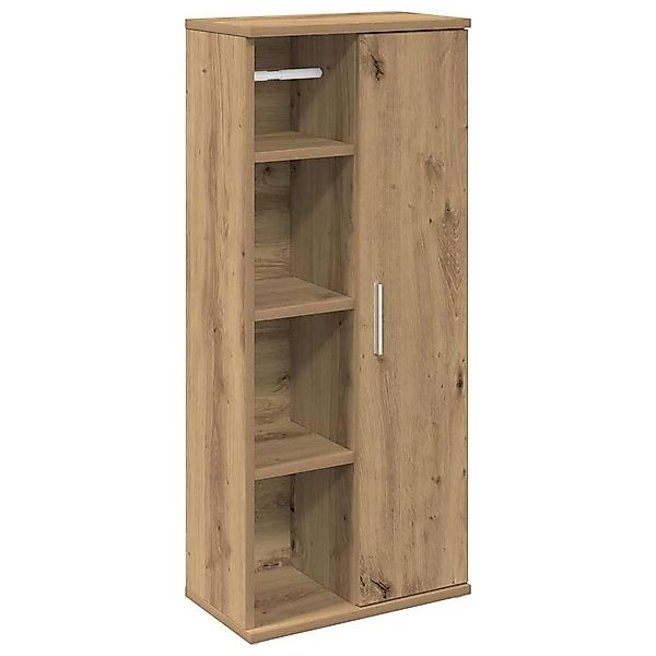 vidaXL Badezimmer-Set Badezimmerschrank mit Rollenhalter Artisan-Eiche günstig online kaufen