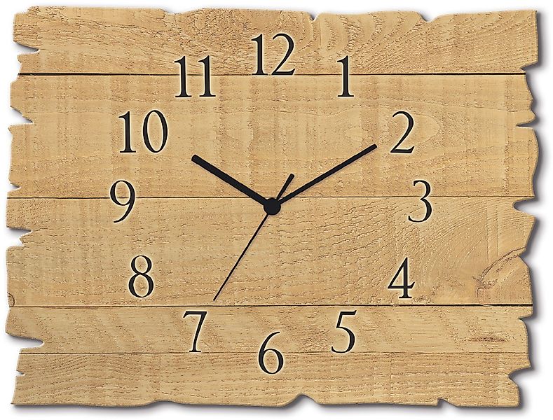 Artland Wanduhr Holzuhr hell (wahlweise mit günstig online kaufen