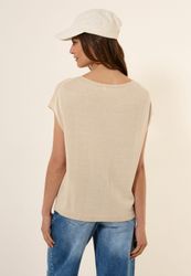 Cecil Strickpullover mit Materialmix günstig online kaufen
