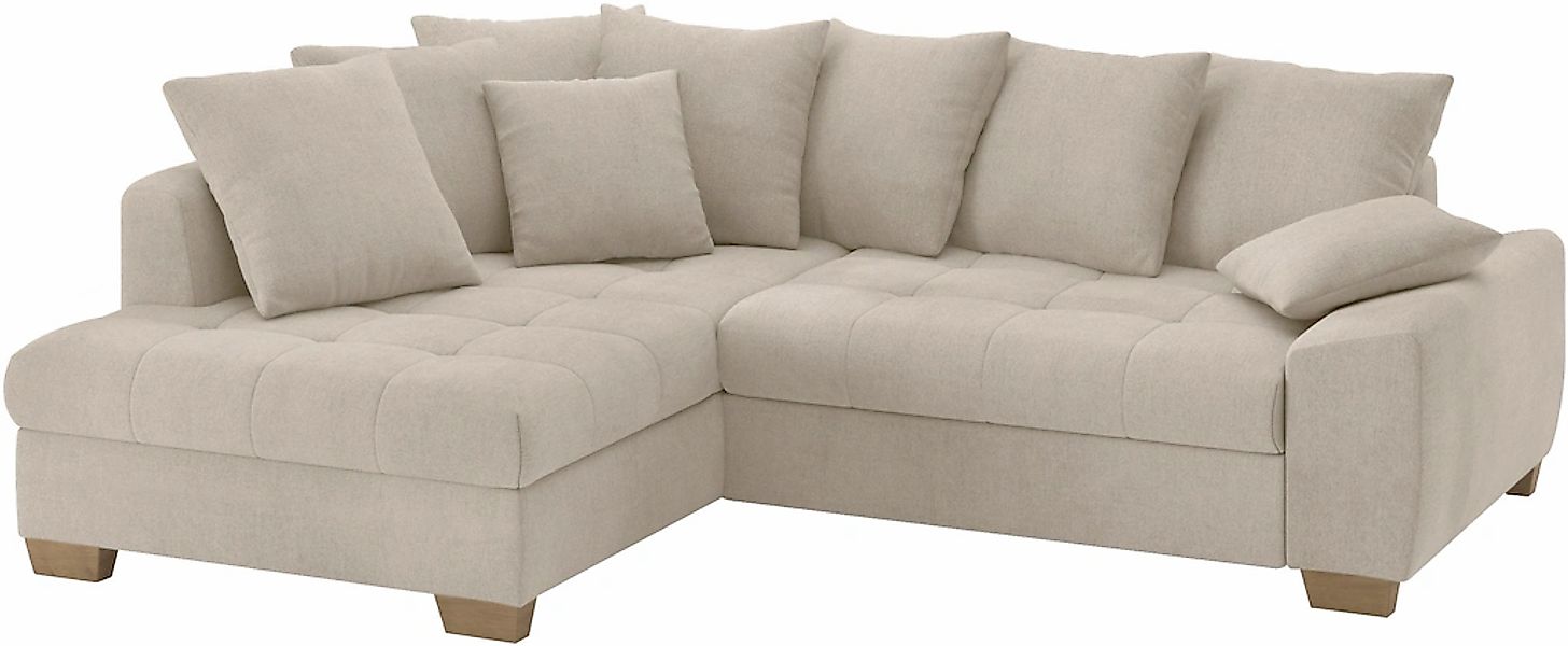 Mr. Couch Ecksofa "Nikita II, L-Form", Wahlweise mit Bettfunktion, Bettkast günstig online kaufen