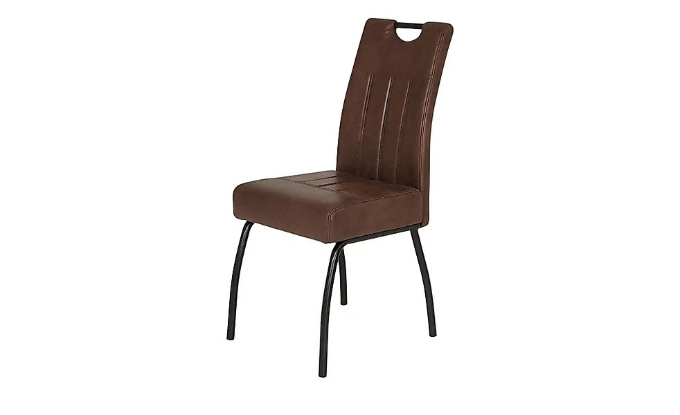 Stuhl mit Federkern  Bruno ¦ braun ¦ Maße (cm): B: 43 H: 99 T: 60.0 Stühle günstig online kaufen