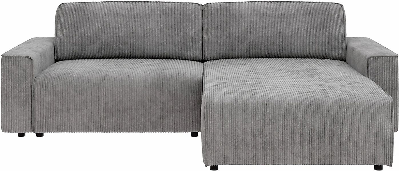 INOSIGN Ecksofa »Chance, Recamiere beidseitig montierbar, Schlaffunktion, B günstig online kaufen