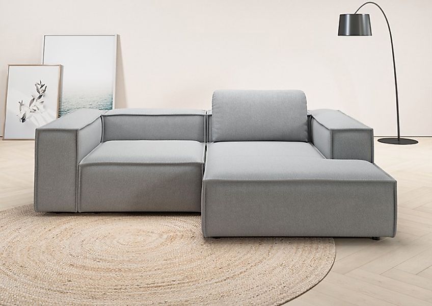 Home affaire Ecksofa »Watertown, kompakte L-Form, 246 cm breite für kleiner günstig online kaufen