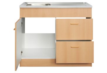 KOCHSTATION Spülenschrank "KS-Elster" Breite 100 cm günstig online kaufen