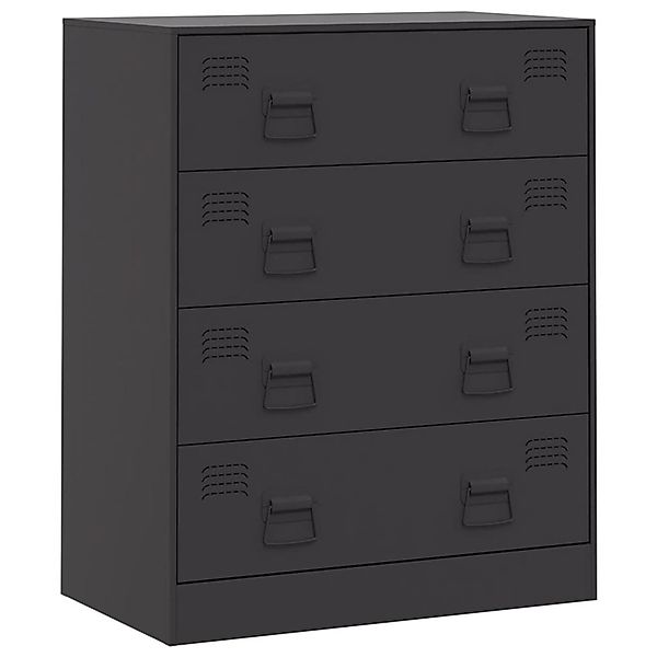 vidaXL Sideboard Schwarz 67x39x83 cm Stahl 841679 günstig online kaufen