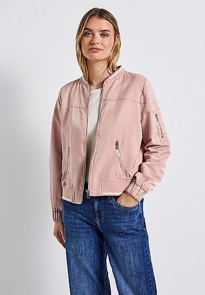 STREET ONE Blouson aus satinierter Viskose günstig online kaufen