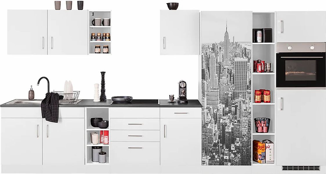 KOCHSTATION Küchenzeile "KS-Paris – Küchen mit einzigartigen Fotomotiven au günstig online kaufen