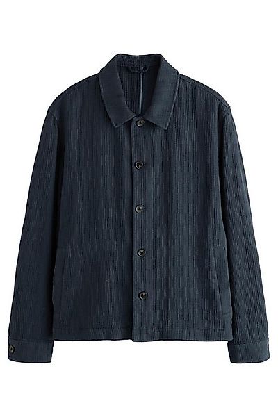 Next Hemdjacke Strukturierte, elegante Hemdjacke aus Baumwolle (1-St) günstig online kaufen