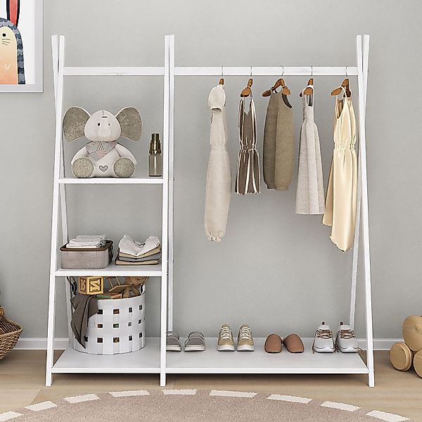 IDIMEX Kinderkleiderschrank LOTTE Kinderzimmer Garderobe mit günstig online kaufen