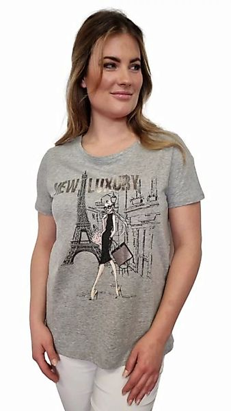 Estefania for woman T-Shirt "New Luxury" mit Motivprint und dezenter Strass günstig online kaufen