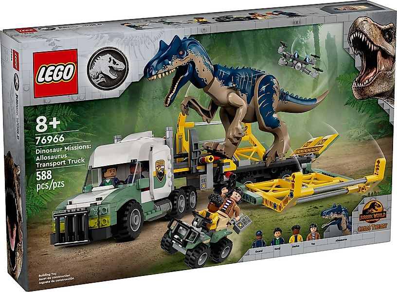 LEGO® LEGO® Jurassic World 76966 Dinosaurier: Allosaurus-Transporter Konstr günstig online kaufen
