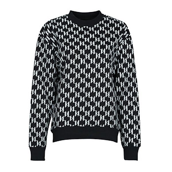 Karl Lagerfeld  Sweatshirt UNISEX ALL-OVER MONOGRAM SWEAT günstig online kaufen