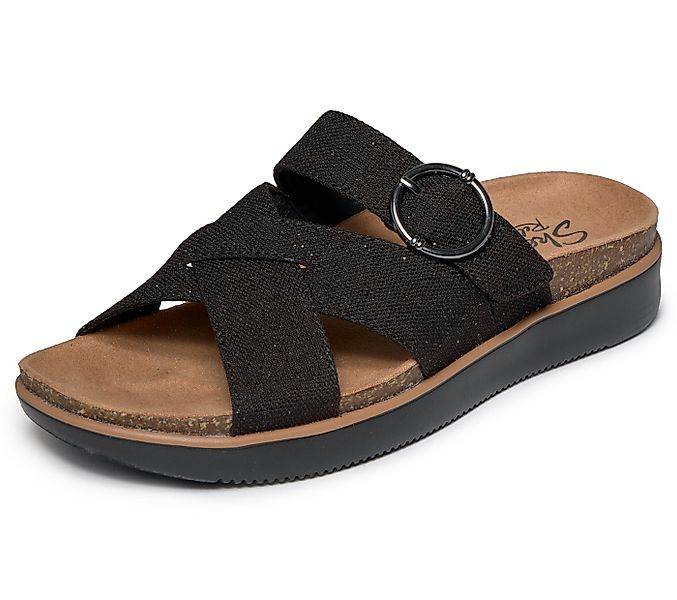 Skechers LIFTED COMFORT- Pantolette Sommerschuh, Hausschuh, Slides mit Schn günstig online kaufen