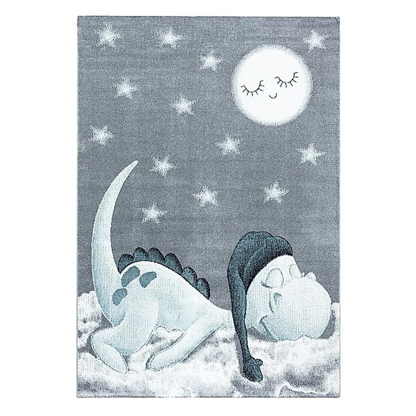 Ayyildiz Kinderteppich Bambi 840 Blau 160 cm x 230 cm günstig online kaufen