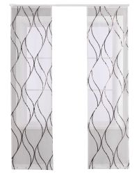 Joyswahl Schiebegardine (2 St), Klettband, transparent, günstig online kaufen