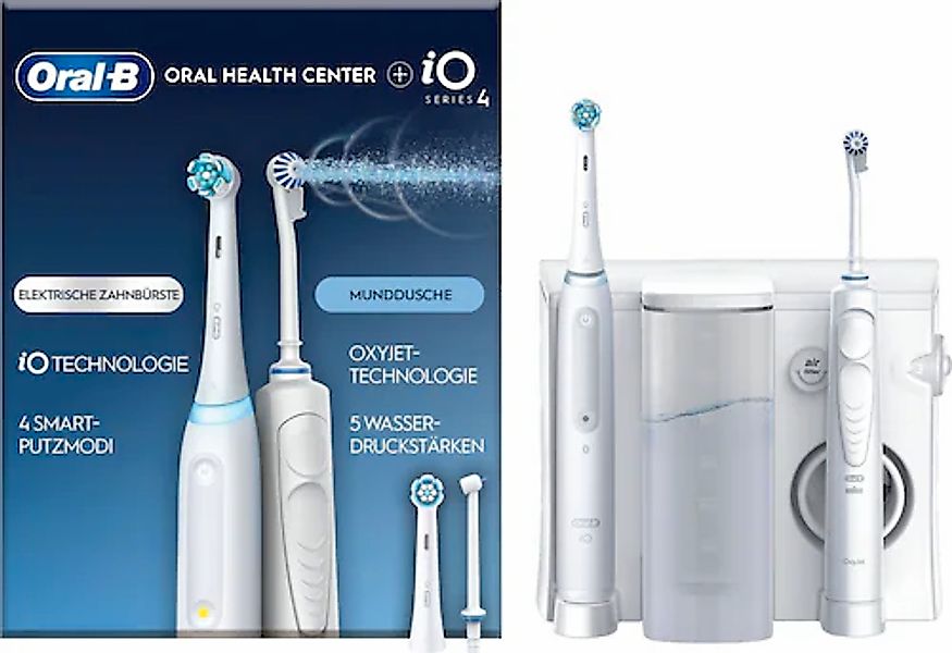 Oral-B Munddusche »Oral Health Center«, mit iO Series 4 elektrische Zahnbür günstig online kaufen