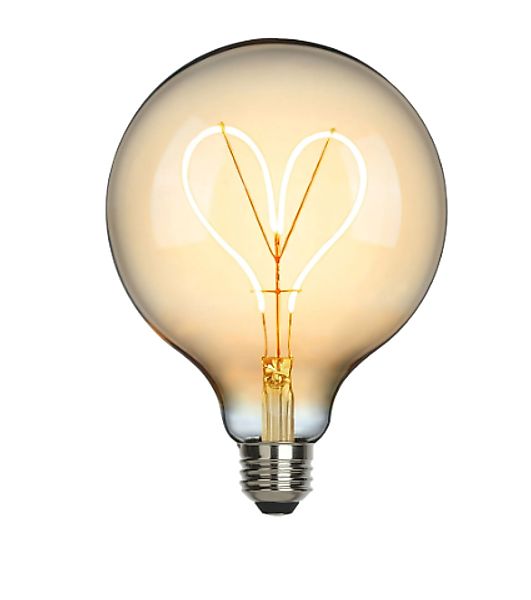 Sompex Herz LED Filament Leuchtmittel Glühbirne E27 günstig online kaufen